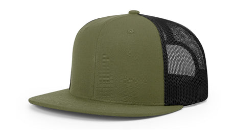 Richardson Acrylic-Wool Blend Flatbill Trucker Hat Richardson