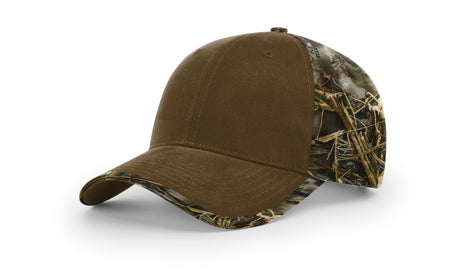 Richardson Duck Cloth Front with Camo Back Hat Richardson