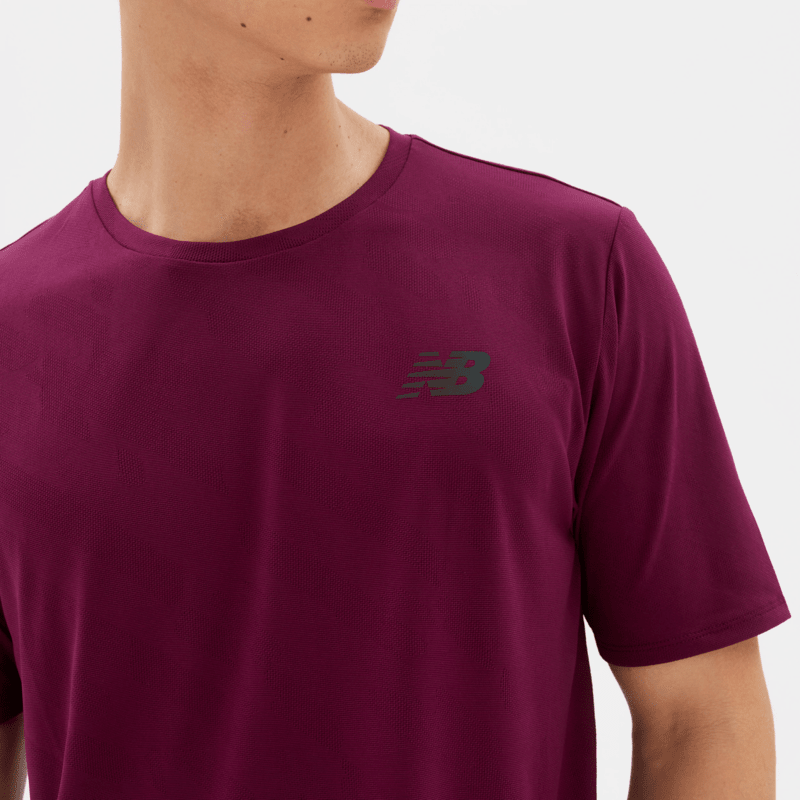 New Balance Men's Q Speed Jacquard Short Sleeve New Balance