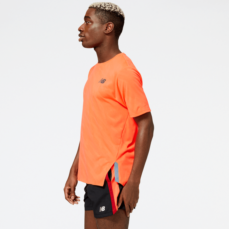 New Balance Men's Q Speed Jacquard Short Sleeve New Balance