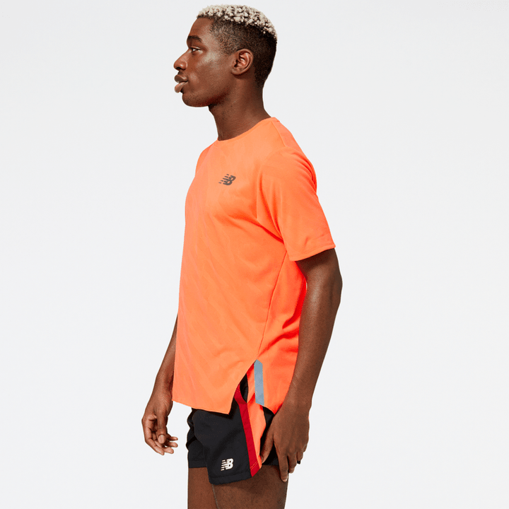 New Balance Men's Q Speed Jacquard Short Sleeve New Balance