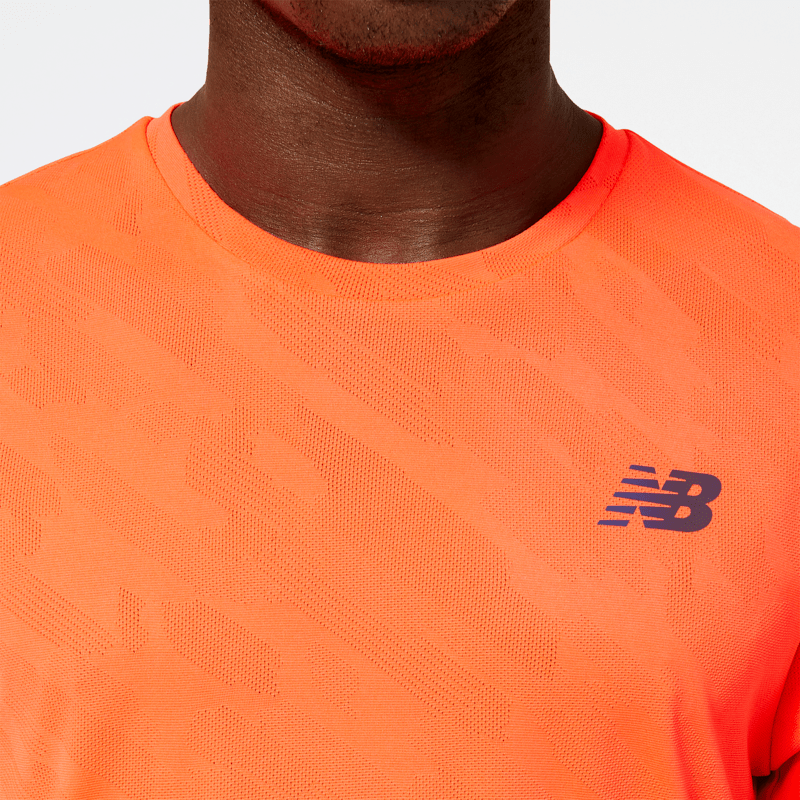 New Balance Men's Q Speed Jacquard Short Sleeve New Balance