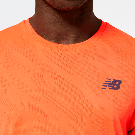 New Balance Men's Q Speed Jacquard Short Sleeve New Balance