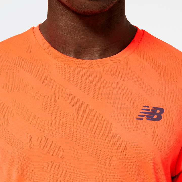 New Balance Men's Q Speed Jacquard Short Sleeve New Balance