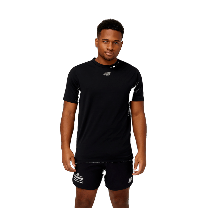 New Balance Men's Impact Run Luminous Short Sleeve Shirt New Balance