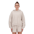 New Balance Women's Linear Heritage Brushed Back Fleece Hoodie