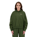 New Balance Women's Linear Heritage Brushed Back Fleece Hoodie