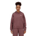 New Balance Women's Linear Heritage Brushed Back Fleece Hoodie