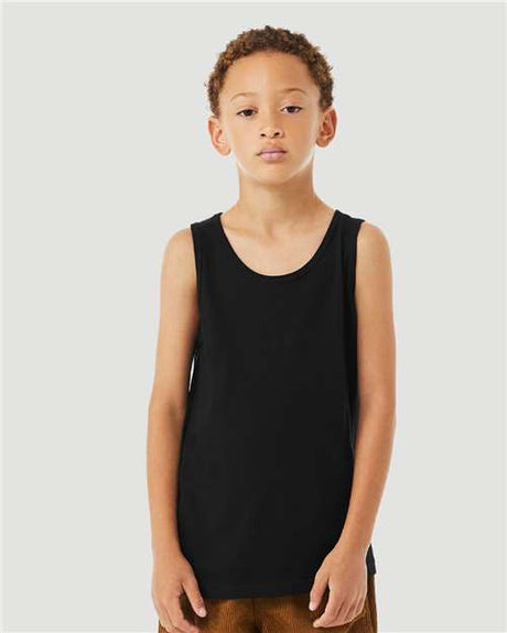 BELLA + CANVAS Youth Heather CVC Tank BELLA + CANVAS