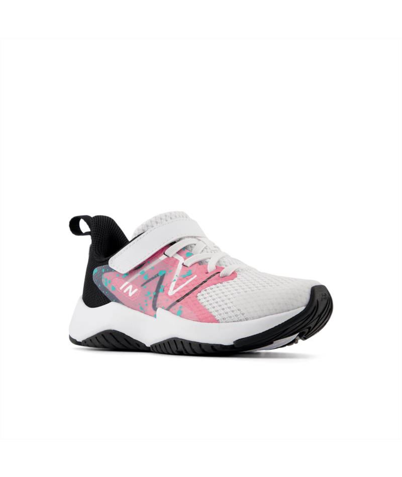 New Balance Youth Girls Rave Run V2 Bungee Lace with Top Strap - YTRAVFP2 (X-Wide)
