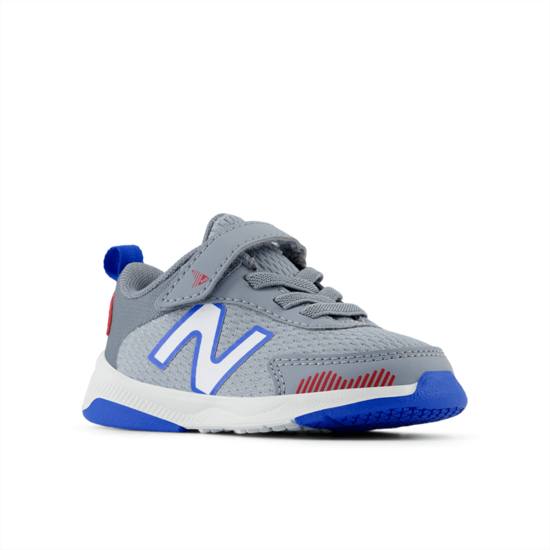 New Balance Infant Youth Boys Dynasoft 545 Bungee Lace with Top Strap Shoe - IT545GR1 New Balance