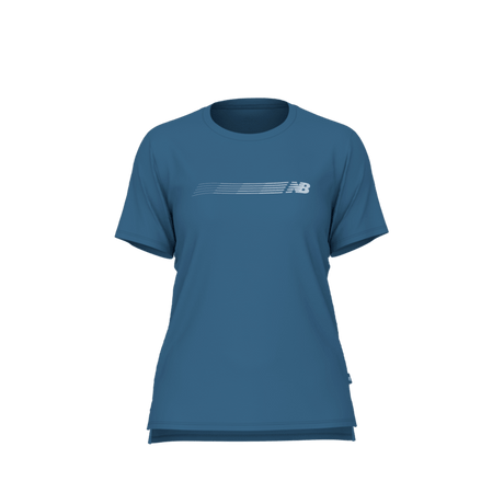 New Balance Women's Linear Circle Performance T-Shirt New Balance