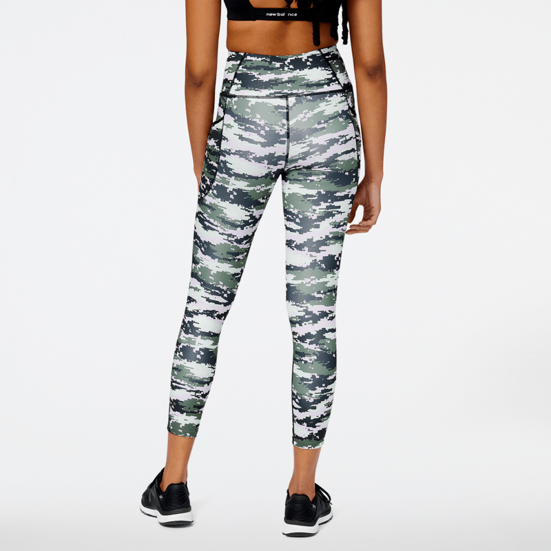 New Balance Women's Shape Shield 7/8 High Rise Printed Pocket Tight New Balance