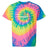 Dyenomite Men's Multi-Color Spiral Tie-Dyed T-Shirt Dyenomite