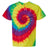 Dyenomite Men's Multi-Color Spiral Tie-Dyed T-Shirt Dyenomite