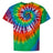 Dyenomite Men's Multi-Color Spiral Tie-Dyed Tee Dyenomite