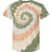 Dyenomite Men's Multi-Color Spiral Tie-Dyed Tee Dyenomite