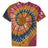 Dyenomite Men's Multi-Color Spiral Tie-Dyed Tee Dyenomite