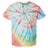 Dyenomite Men's Multi-Color Spiral Tie-Dyed Tee Dyenomite
