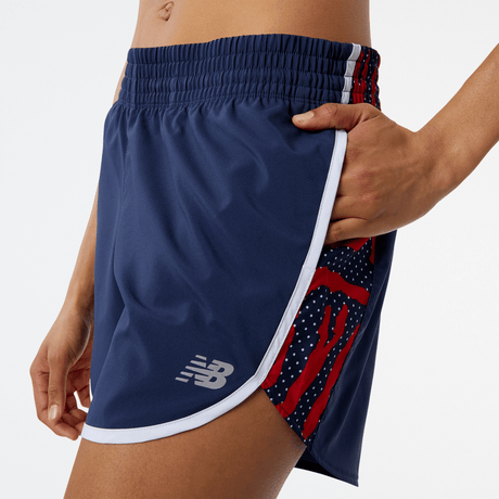 New Balance Women's Printed Accelerate 5 inch Short New Balance