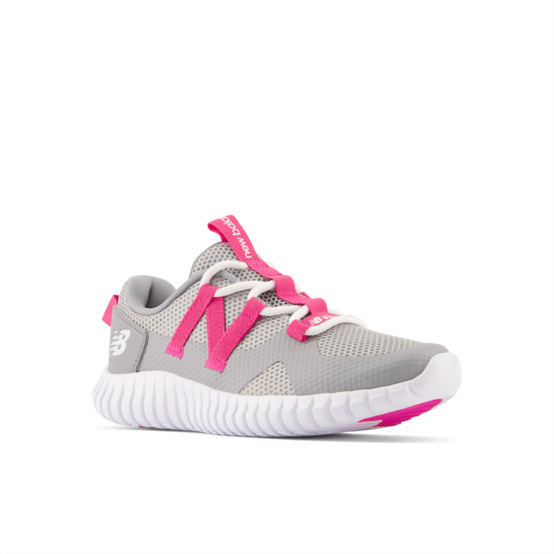 New Balance Youth Girls Playgruv V2 Bungee Running Shoe- PTPGRVAD Wide New Balance