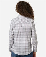 Devon & Jones Women's Concord Yarn-Dye Flannel Shirt-5