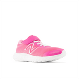 New Balance Youth Girls 520 V8 Bungee Lace Shoe - PA520PK8 Wide New Balance