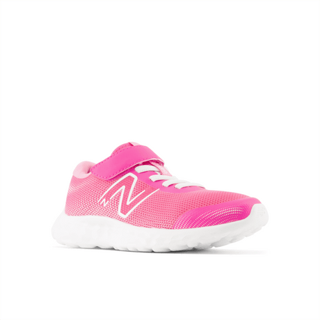New Balance Youth Girls 520 V8 Bungee Lace Shoe - PA520PK8 Wide New Balance