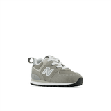 New Balance Infant & Toddler Boys 574 Bungee Lace Shoe - ID574EVG New Balance