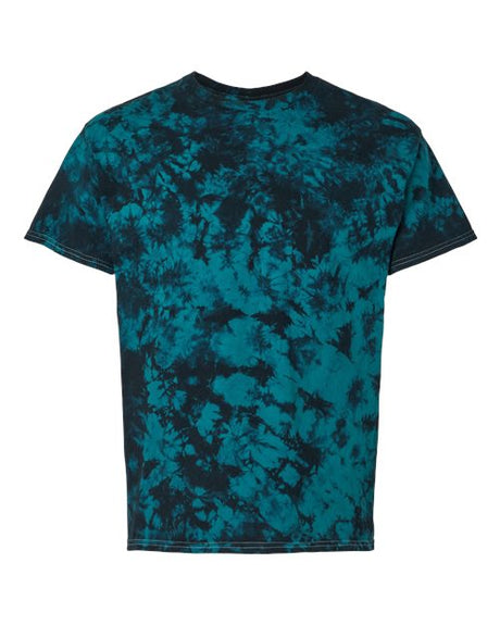 Dyenomite Men's Crystal Tie-Dyed T-Shirt Dyenomite