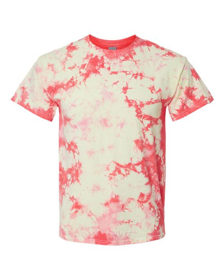 Dyenomite Men's Crystal Tie-Dyed T-Shirt Dyenomite