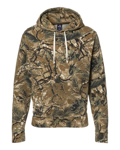 J. America Men's Fleece Hooded Triblend Sweatshirt Mens Apparel Sweatshirts & Fleece