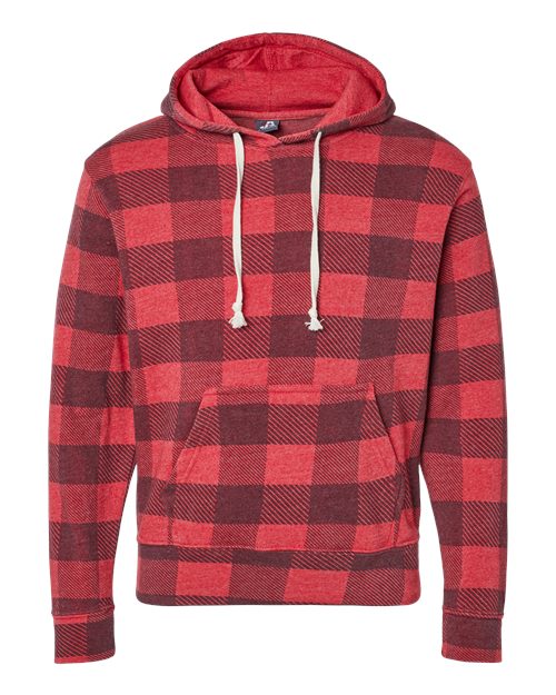 J. America Men's Fleece Hooded Triblend Sweatshirt Mens Apparel Sweatshirts & Fleece