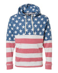 J. America Men's Fleece Hooded Triblend Sweatshirt Mens Apparel Sweatshirts & Fleece