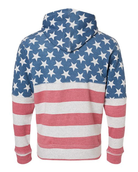 J. America Men's Fleece Hooded Triblend Sweatshirt Mens Apparel Sweatshirts & Fleece