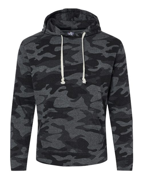 J. America Men's Triblend Fleece Hooded Sweatshirt Mens Apparel Sweatshirts & Fleece