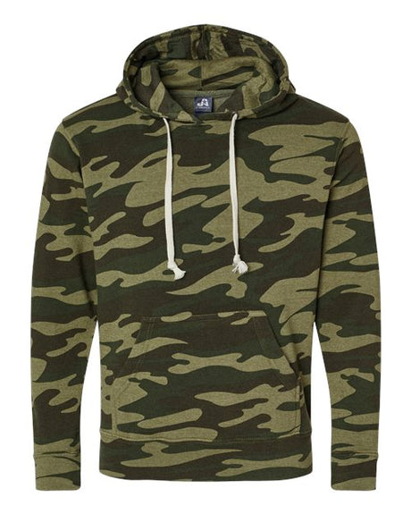 J. America Men's Triblend Fleece Hooded Sweatshirt Mens Apparel Sweatshirts & Fleece