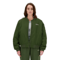 New Balance Women's Linear Heritage Woven Bomber Jacket New Balance