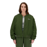New Balance Women's Linear Heritage Woven Bomber Jacket New Balance