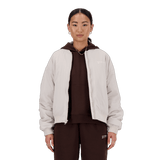 New Balance Women's Linear Heritage Woven Bomber Jacket New Balance