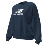 New Balance Women's Sport Essentials French Terry Logo Crew