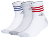 adidas Men's Cushioned 3-Stripe 3.0 3-Pack High Quarter