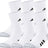 adidas Youth Athletic Cushioned 6-Pack Crew