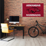 Rico Industries NCAA Arkansas Razorbacks Standard 3' x 5' Banner Flag-1