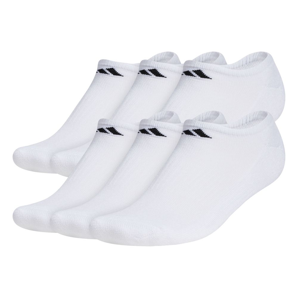 adidas Men's Athletic Cushioned No Show Socks (6 Pairs)