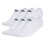 adidas Men's Athletic Cushioned No Show Socks (6 Pairs)