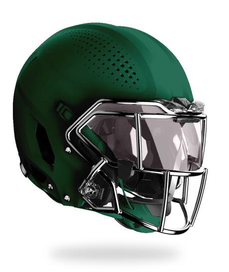 Vicis Zero2 Elite Youth Football Helmet with Titanium Facemask & Oakley Eye Shield - Matte Colors Vicis