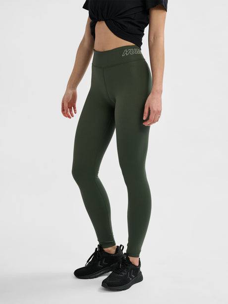 Hummel Women's Te Fundamental Mid Waist Tights Hummel