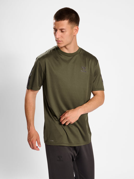 Hummel Men's Active PL Jersey Short Sleeve Workout T-Shirt Hummel