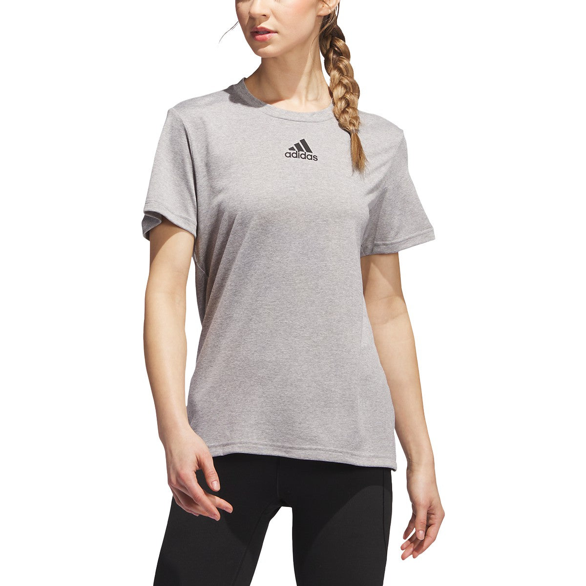 adidas Women's Short Sleeve Pregame BOS Tee Shirt 1 of 2 adidas